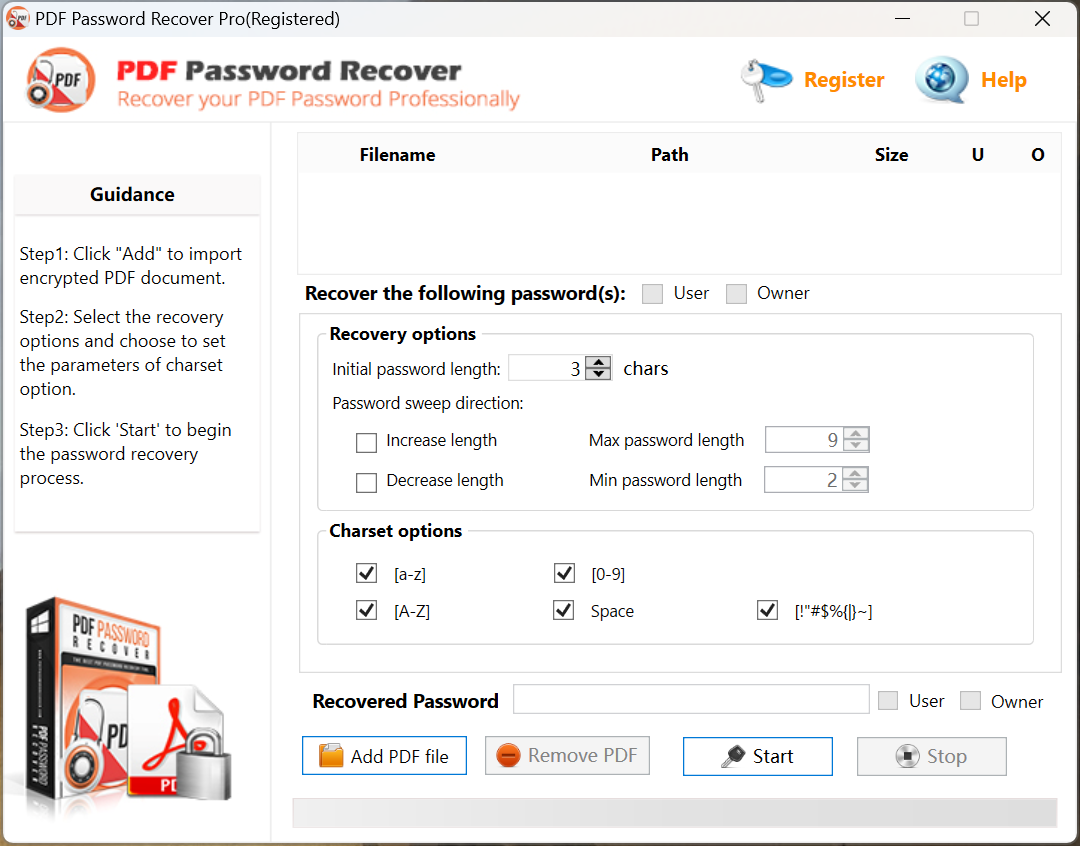 PDF Password Recovery Pro v3.2.1,PDF密码清除破解工具-ucks
